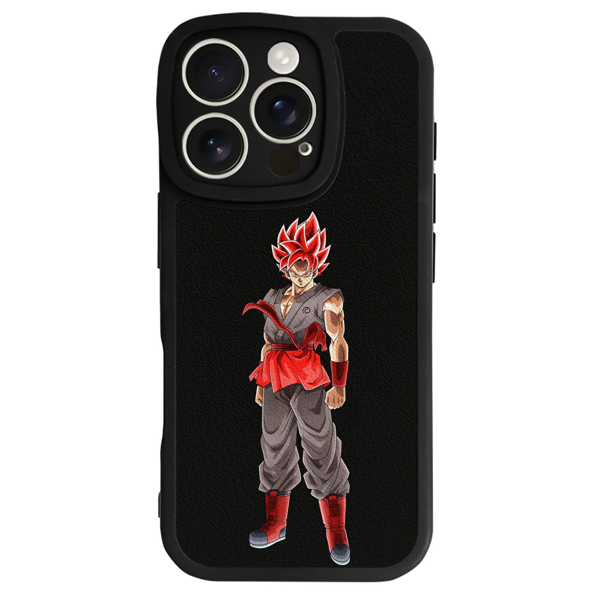 （画像用） ドラゴンボール 孫 悟飯（そんごはん）DRAGON BALL Son Gohan 【iPhone 16シリーズ対応】シリコンスマホケース（レザー調） 材質：シリコン